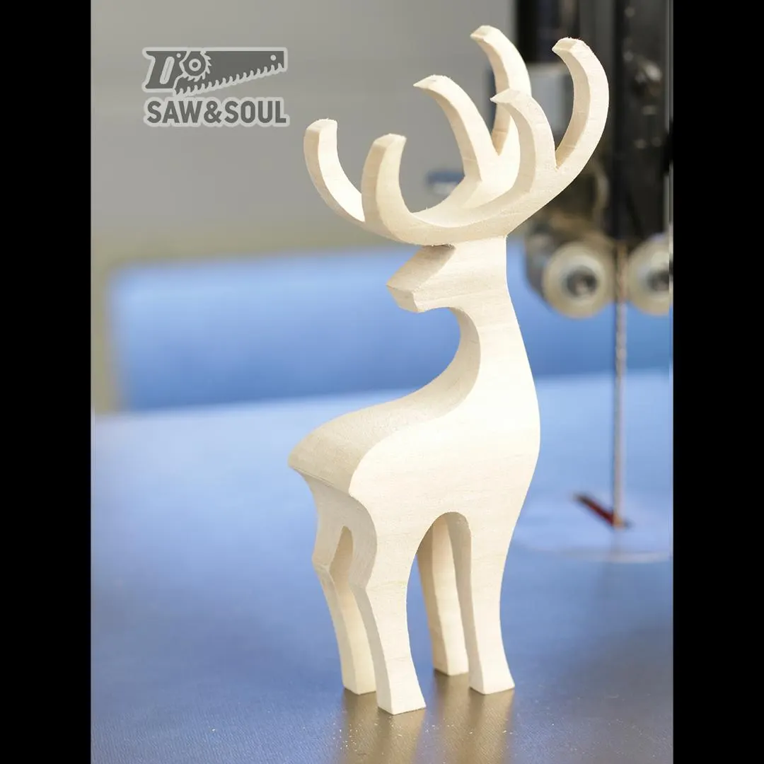 SL2194 Looking Back Deer Bandsaw Plan - PDF File