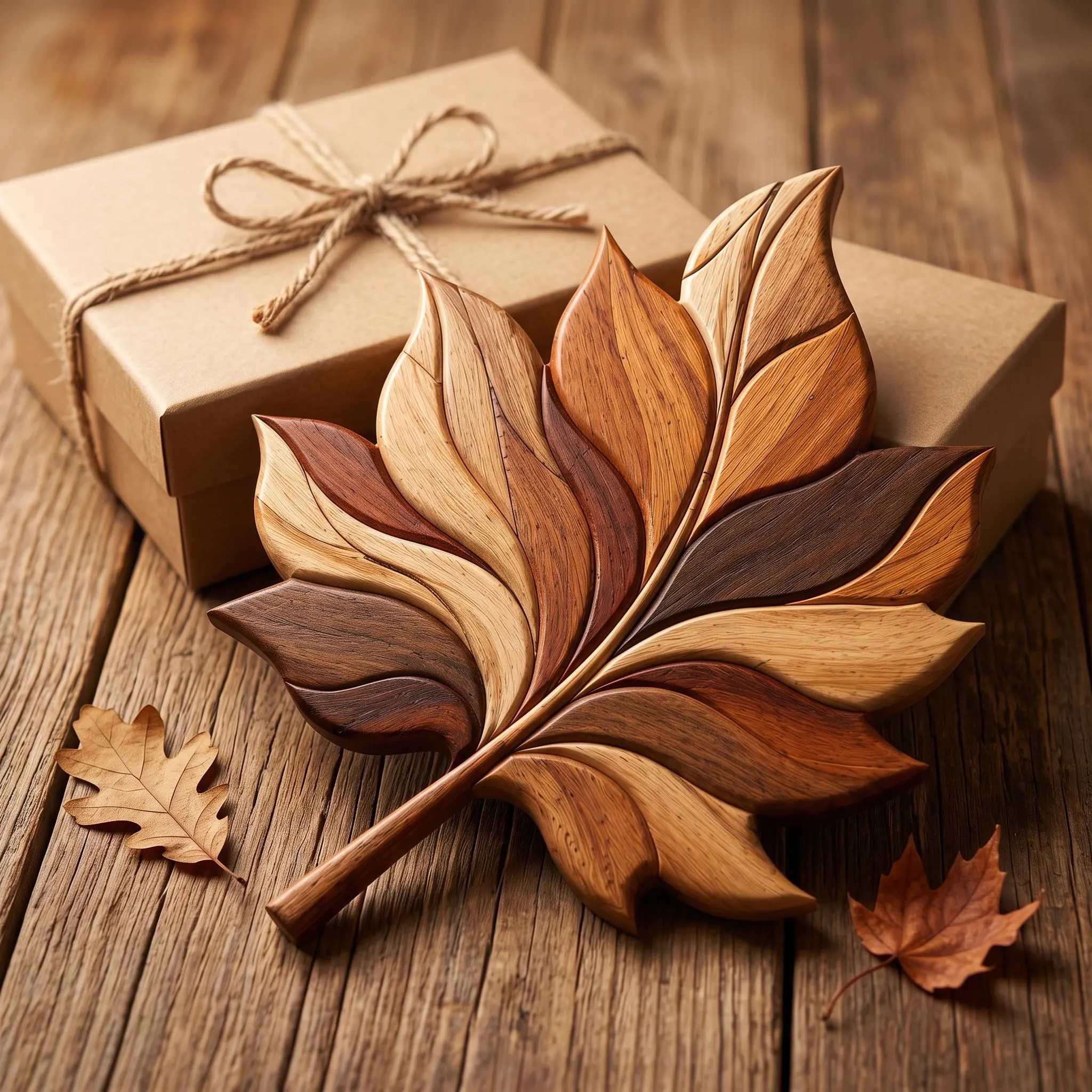 Autumn Swirl Leaf Intersia Pattern PDF| Scroll Saw Woodworking Template, Fall Decor DIY Wood Inlay Art, Beginner Friendly Digital Download