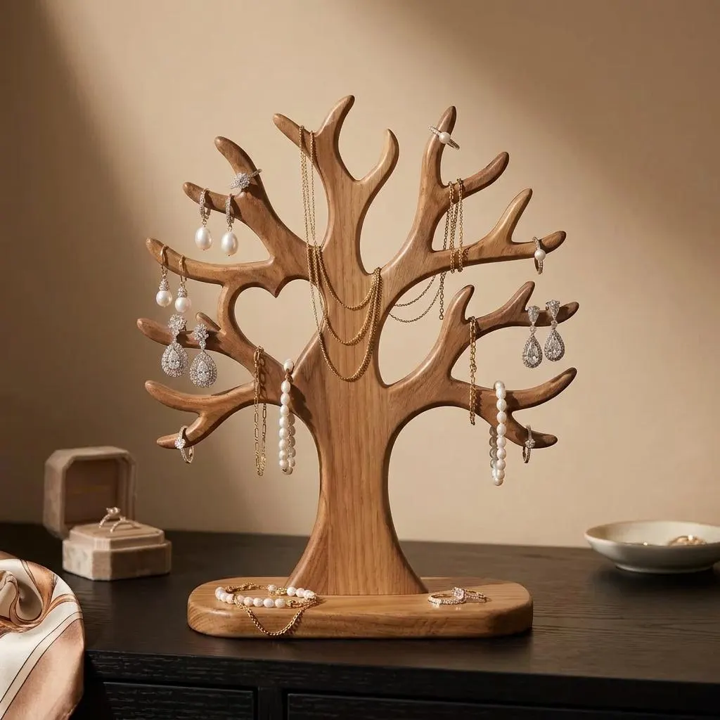 Christmas Tree Intarsia Pattern 4-Piece Layered Scroll Saw Wood Inlay (PDF Download) Scroll sawing