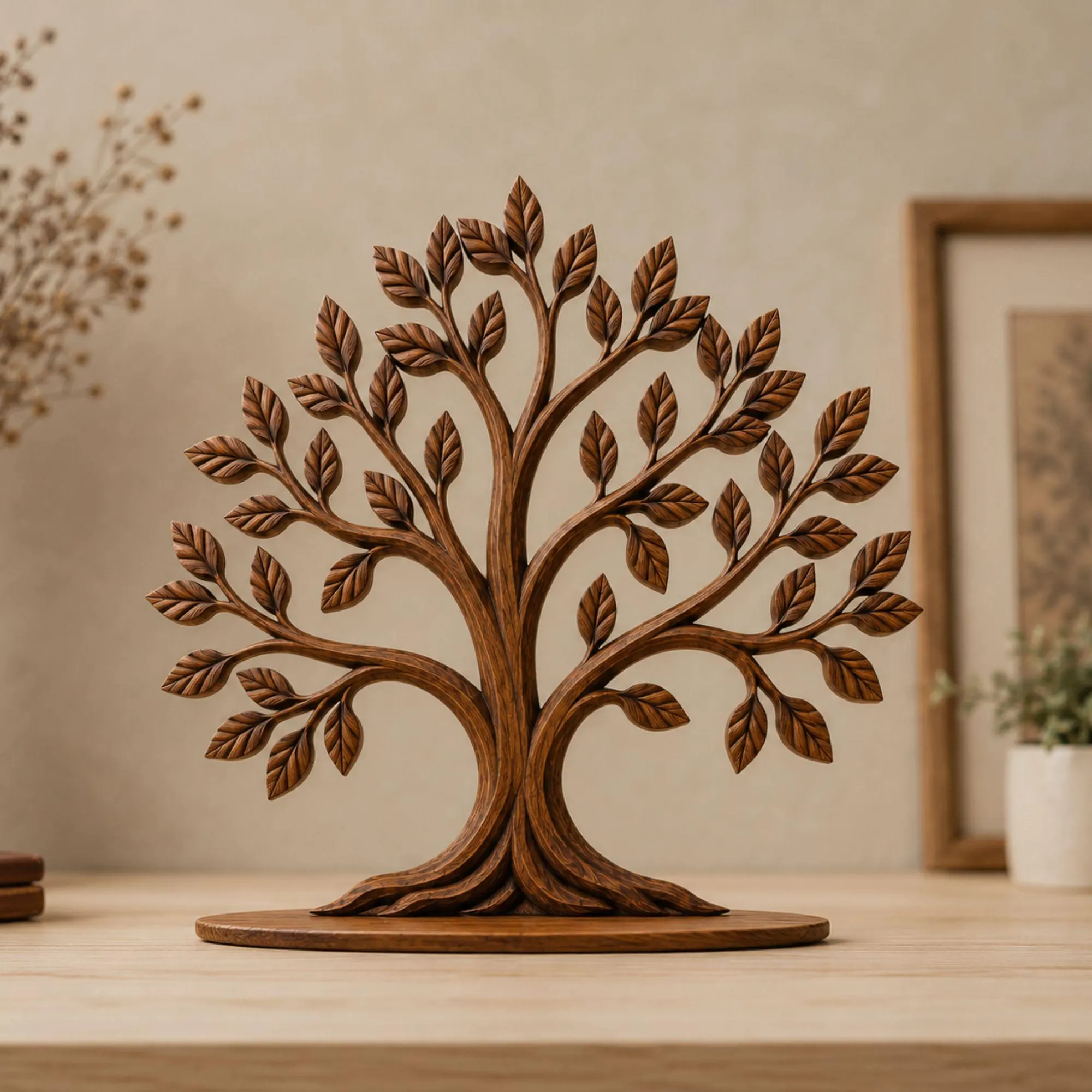 Tree of Life Intarsia Pattern | Scroll Saw Woodworking Template | Wood Inlay Design | Digital Download