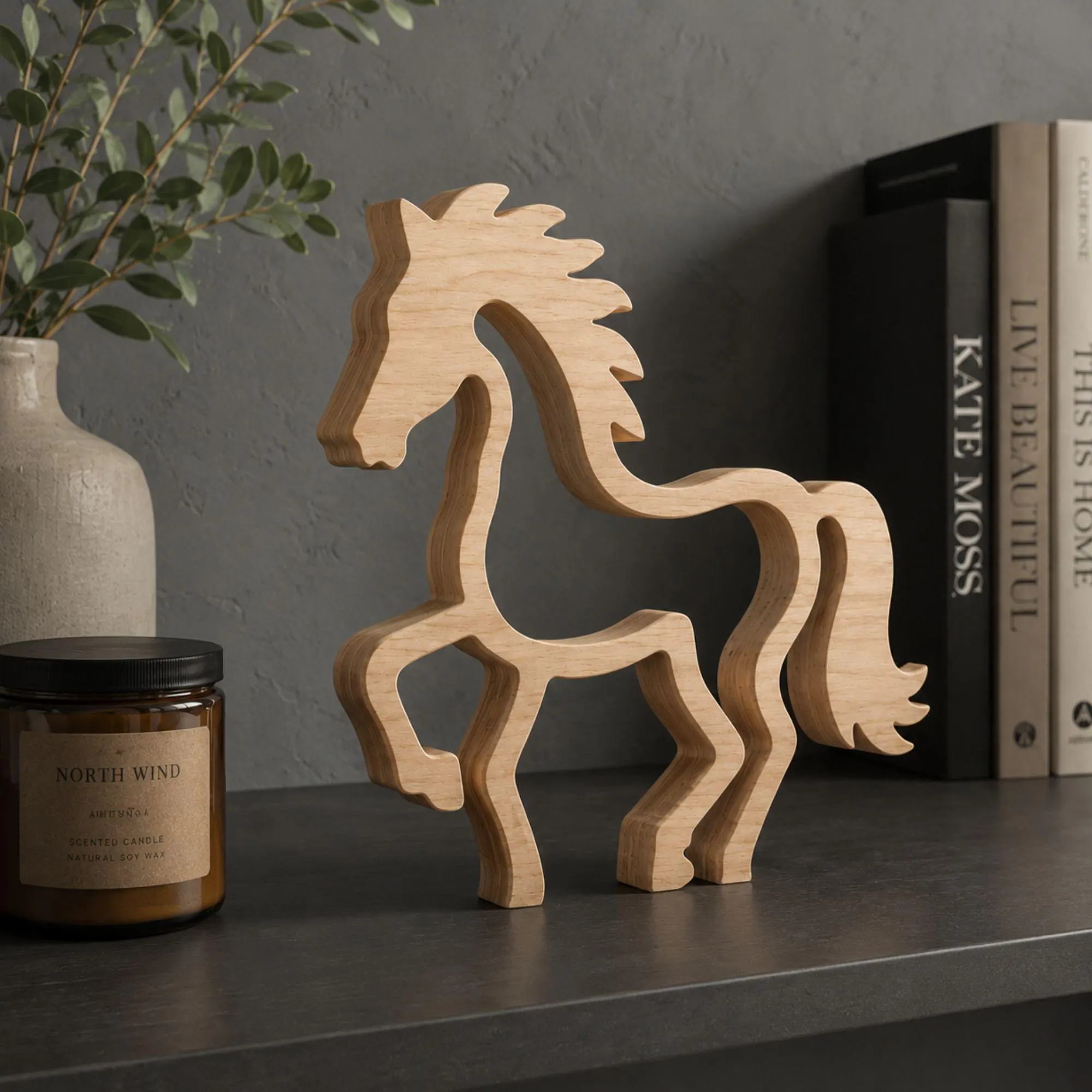 Running Horse Scroll Saw Pattern | Wood Sculpture | 3D Wood Craft | DIY Woodworking